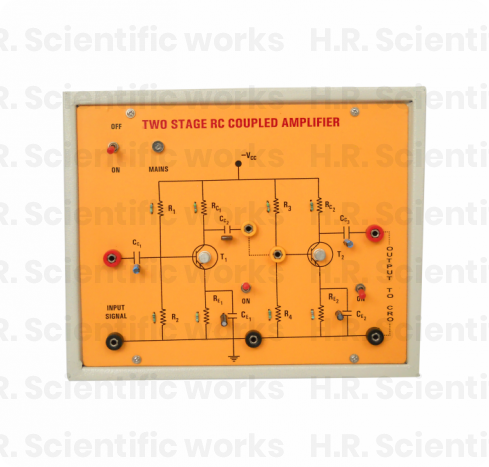 TWO STAGE  RC COUPLED AMPLIFIER