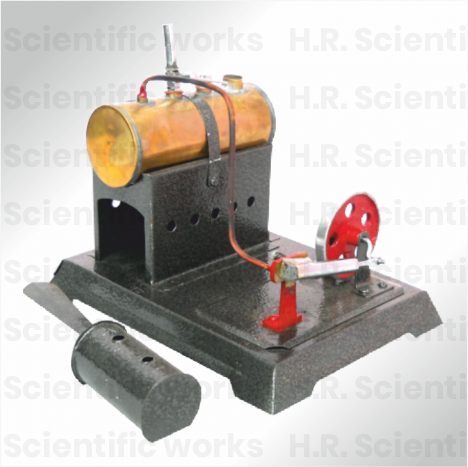 STEAM ENGINE WITH HORIZONTAL BOILER SMALL SIZE1