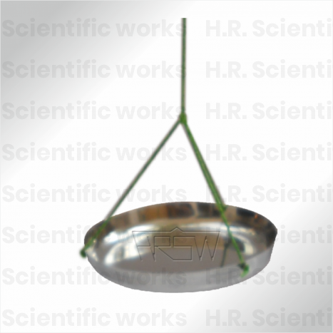 BALANCE PAN WITH THREAD STAINLESS STEEL (SPARE)