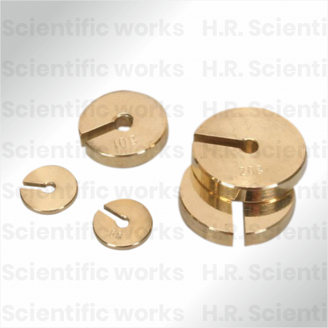  SLOTTED WEIGHT SPARE BRASS