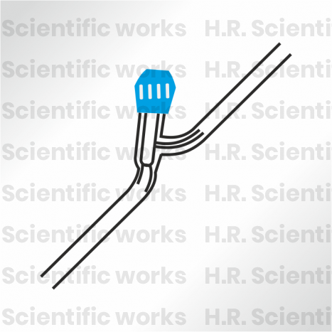 ROTAFLOW STOPCOCKS, SCREW TYPE PTFE (TEFLON) KEY WITH TWO LIMBS PLAIN