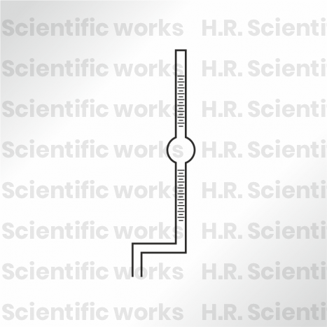 STALAGMOMETER BENT  GRADUATED